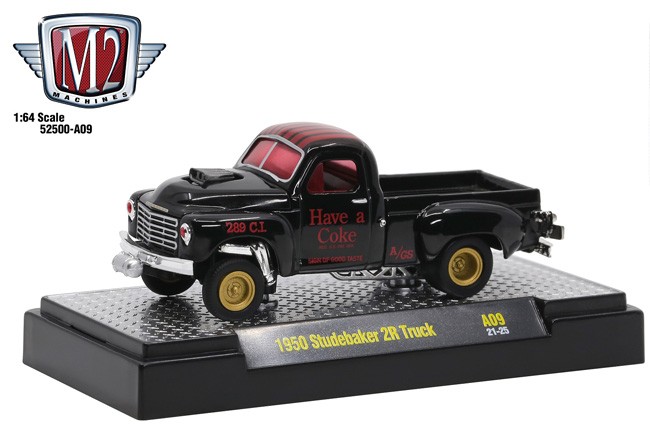 M2 Machines Coca-Cola Release A09 - 1950 Studebaker 2R Truck Gasser