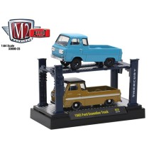 M2 Machines Auto-Lifts Release 23 - 1965 Ford Econoline Truck Set