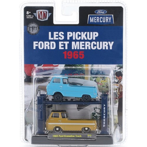 M2 Machines Auto-Lifts Release 23 - 1965 Ford Econoline Truck Set