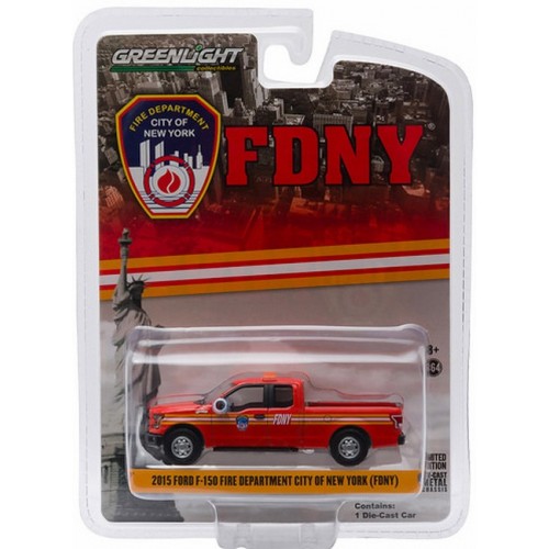 Hobby Exclusive - 2015 Ford F-150 Pickup Truck FDNY