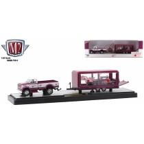 M2 Machines Coca-Cola Auto-Haulers TW14 - 1970 Chevy C60 Truck and 1969 Chevy Camaro