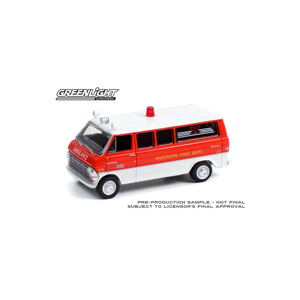 Greenlight Fire and Rescue Series 2 - 1970 Ford Econoline Van Paterson Fire Department