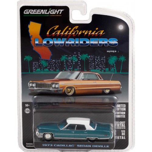 Greenlight California Lowriders Series 1 - 1973 Cadillac Sedan deVille Lowrider