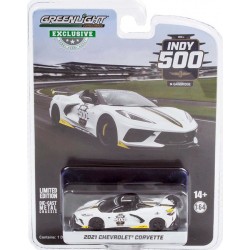 Greenlight Hobby Exclusive - 2021 Chevrolet Corvette C8 Stringray Convertible Indianapolis 500 Pace Car