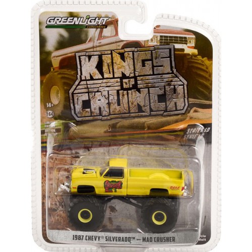 Greenlight Kings of Crunch Series 10 - 1987 Chevrolet Silverado Monster Truck Mad Crusher