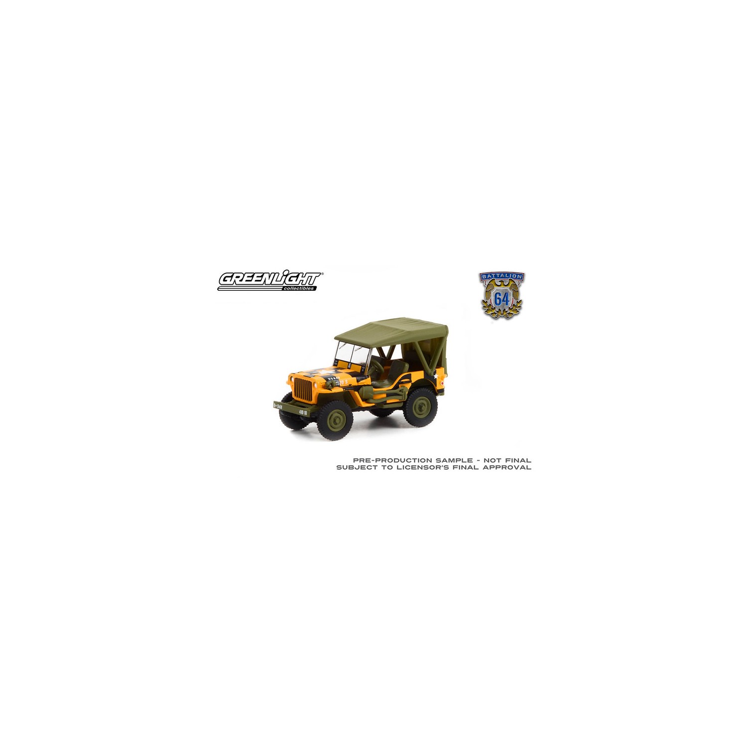 Greenlight Battalion 64 Series 1 - 1943 Willys MB Jeep