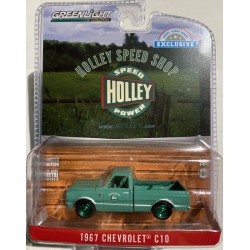 Greenlight Hobby Exclusive - 1967 Chevrolet C10 Short Bed Holley GREEN MACHINE