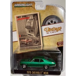 Greenlight Vintage Ad Cars Series 6 - 1970 Chevrolet Nova GREEN MACHINE CHASE