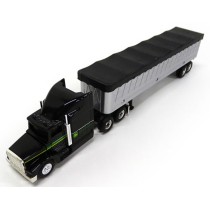 ERTL John Deere Semi Truck with Grain Hauler Trailer