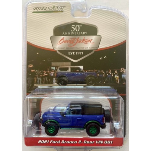 Greenlight Barrett-Jackson Series 8 - 2021 Ford Bronco 2 Door GREEN MACHINE CHASE