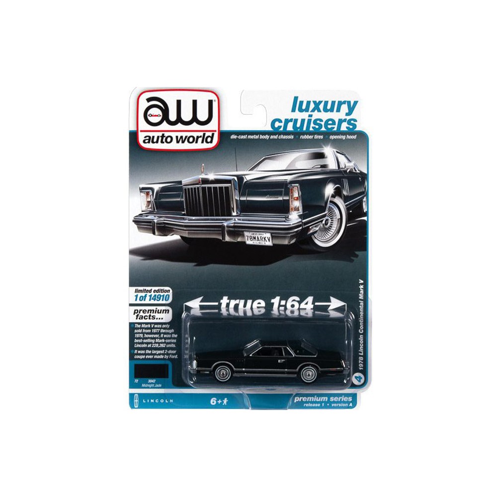 Auto World Premium 2022 Release 1A - 1978 Lincoln Continental Mark V
