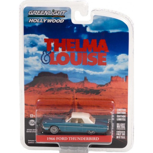 Greenlight Hollywood Thelma and Louise - 1966 Ford Thunderbird with Top Up