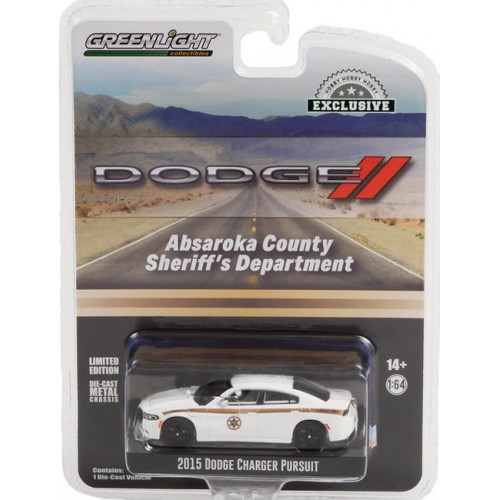 Greenlight Hobby Exclusive - 2015 Dodge Charger Pursuit Absaroka County Sheriff