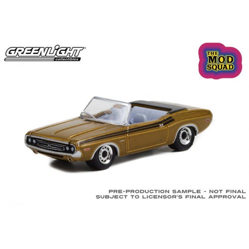 Greenlight Hollywood Series 34 - 1971 Dodge Challenger 340 Convertible The Mod Squad