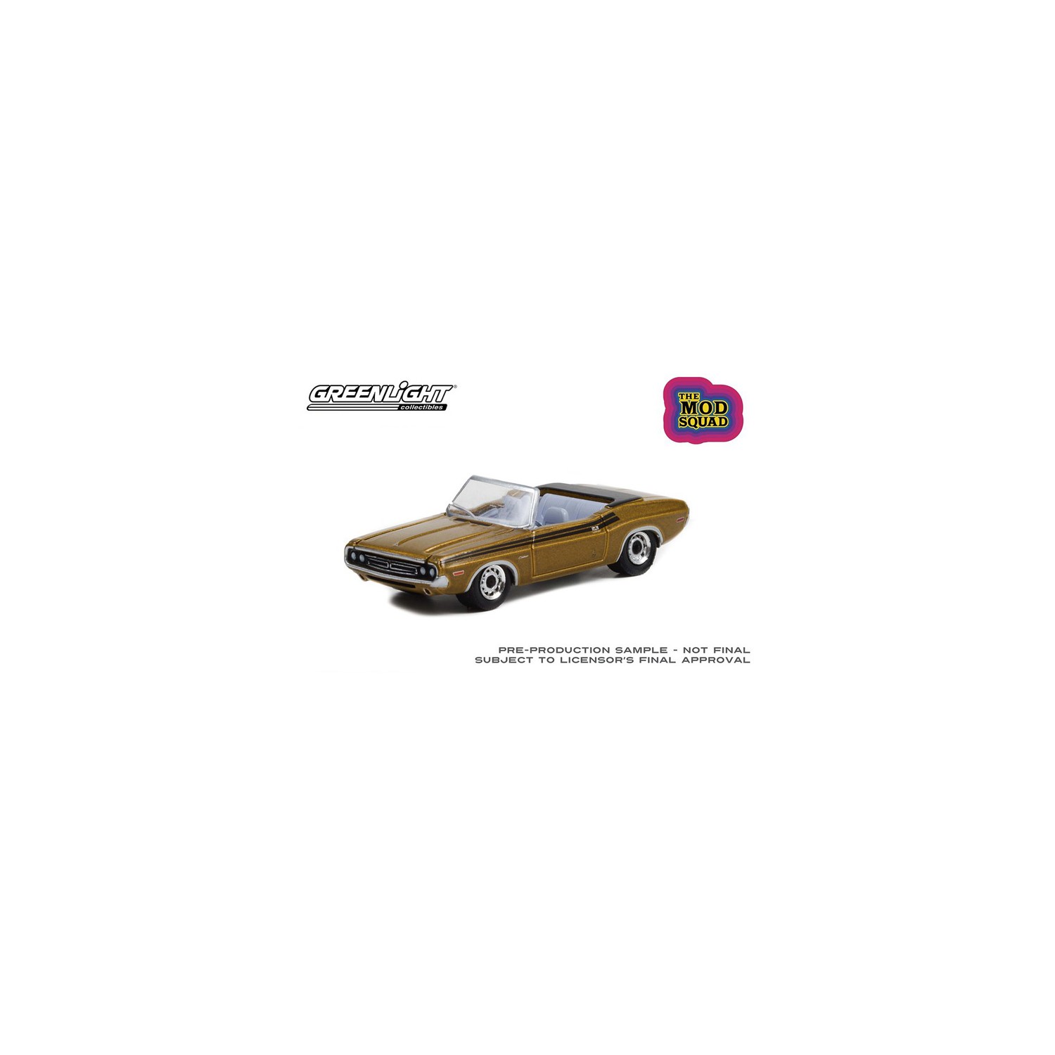 Greenlight Hollywood Series 34 - 1971 Dodge Challenger 340 Convertible The Mod Squad