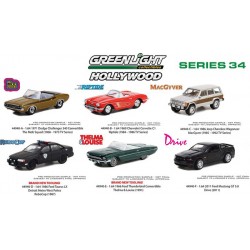 Greenlight Hollywood Series 34 - Six Car Set