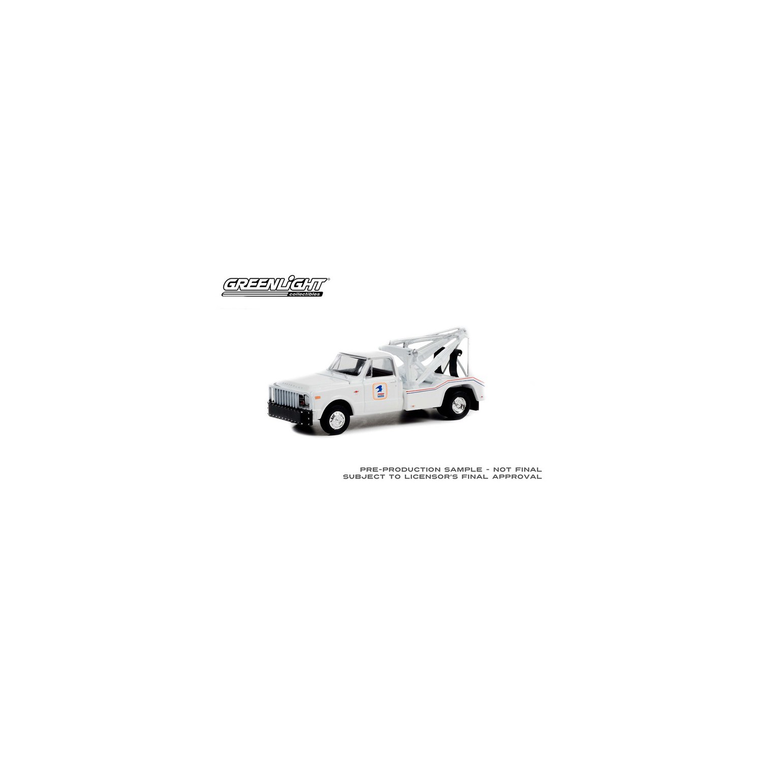 1:64 GreenLight *DUALLY DRIVERS 9* POSTAL 1968 Chevrolet C-30 Tow Truck Wrecker