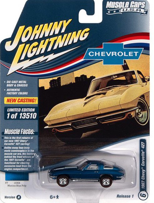 Johnny Lightning Muscle Cars USA - 1967 Chevy Corvette 427