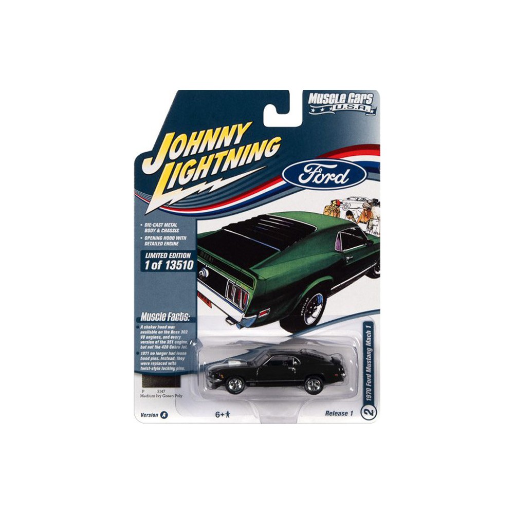 Johnny Lightning Muscle Cars USA 2022 Release 1A - 1970 Ford Mustang Mach 1