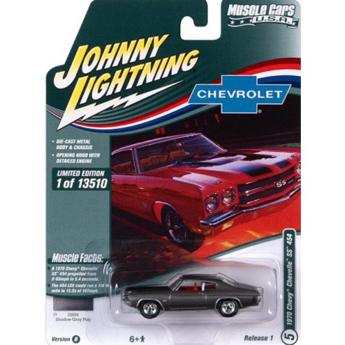 Johnny Lightning Muscle Cars USA 2022 Release 1B - 1970 Chevy Chevelle SS 454