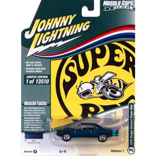 Johnny Lightning Muscle Cars USA 2022 Release 1B - 1970 Dodge Coronet Super Bee