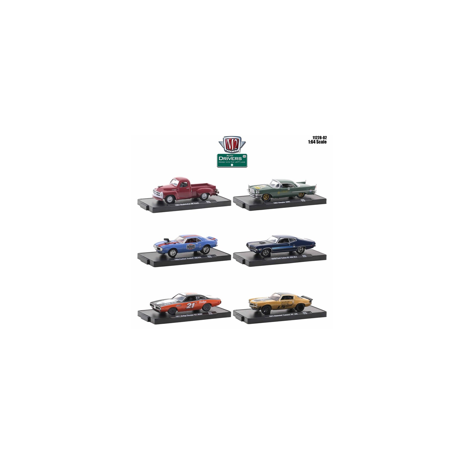 M2 Machines Drivers Release 82 - Six Car Set