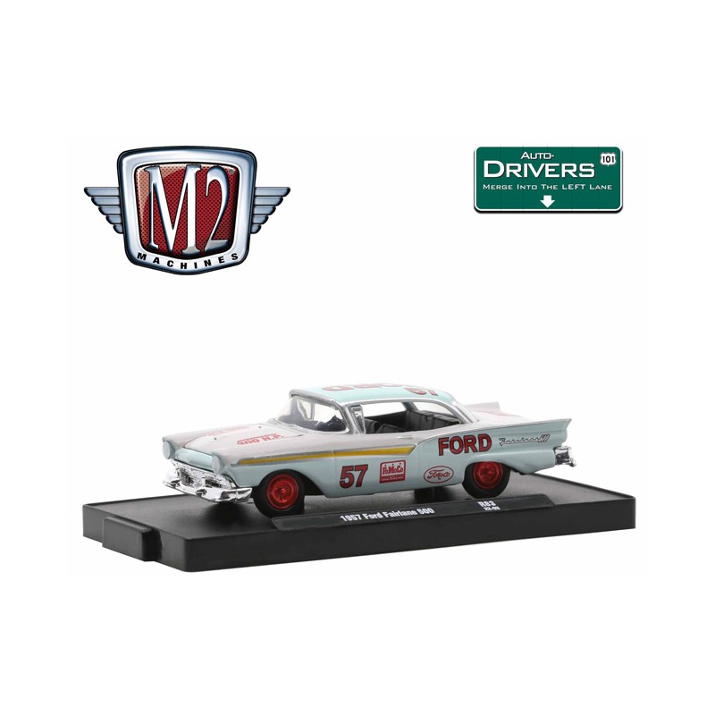 M2 Machines Drivers Release 83 - 1957 Ford Fairlane 500