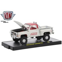 M2 Machines Coca-Cola Release A12 - 1976 Chevrolet Scottsdale 4x4 Truck