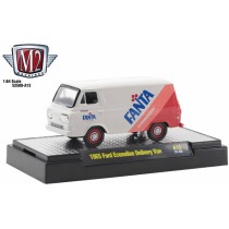 M2 Machines Coca-Cola Release A13 - 1965 Ford Econoline Delivery Van Fanta