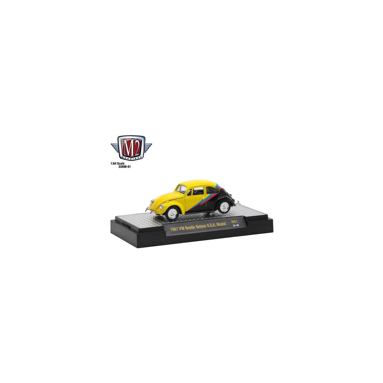 M2 Machines Detroit Muscle Release 61 - 1967 Volkswagen Beetle Deluxe