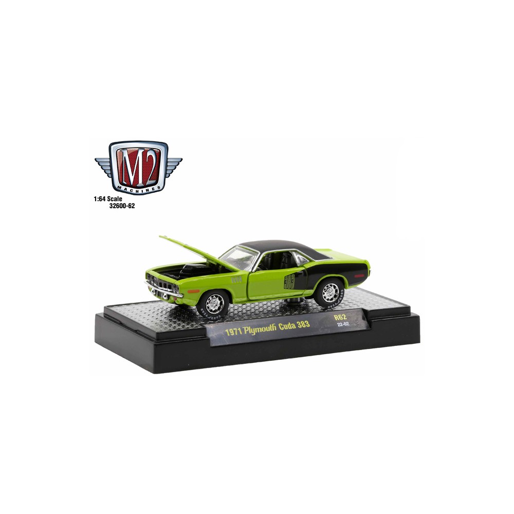 M2 Machines Detroit Muscle Release 62 - 1971 Plymouth Cuda 383