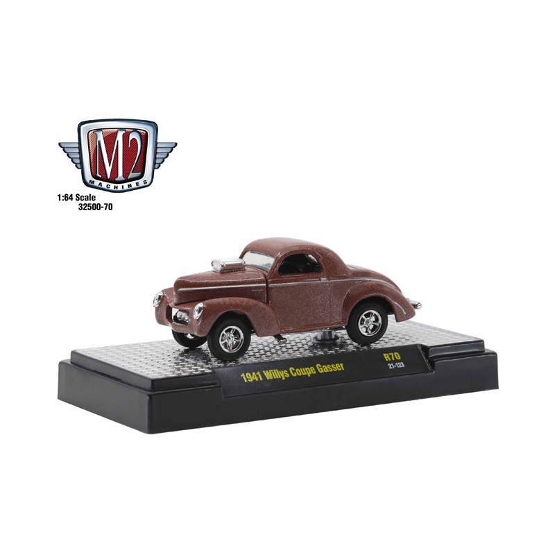 M2 Machines AutoThentics Release 70 1941 Willys Coupe Gasser
