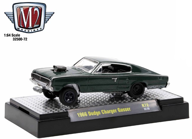 M2 Machines Auto-Thentics Release 72 - 1966 Dodge Charger Gasser