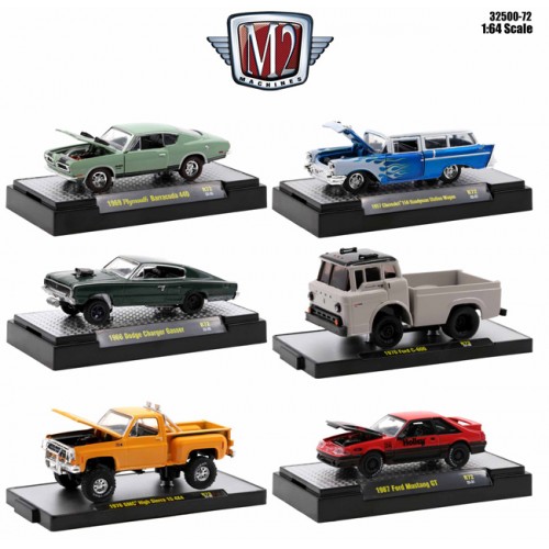 M2 Machines Auto-Thentics Release 72 - Six Car Set