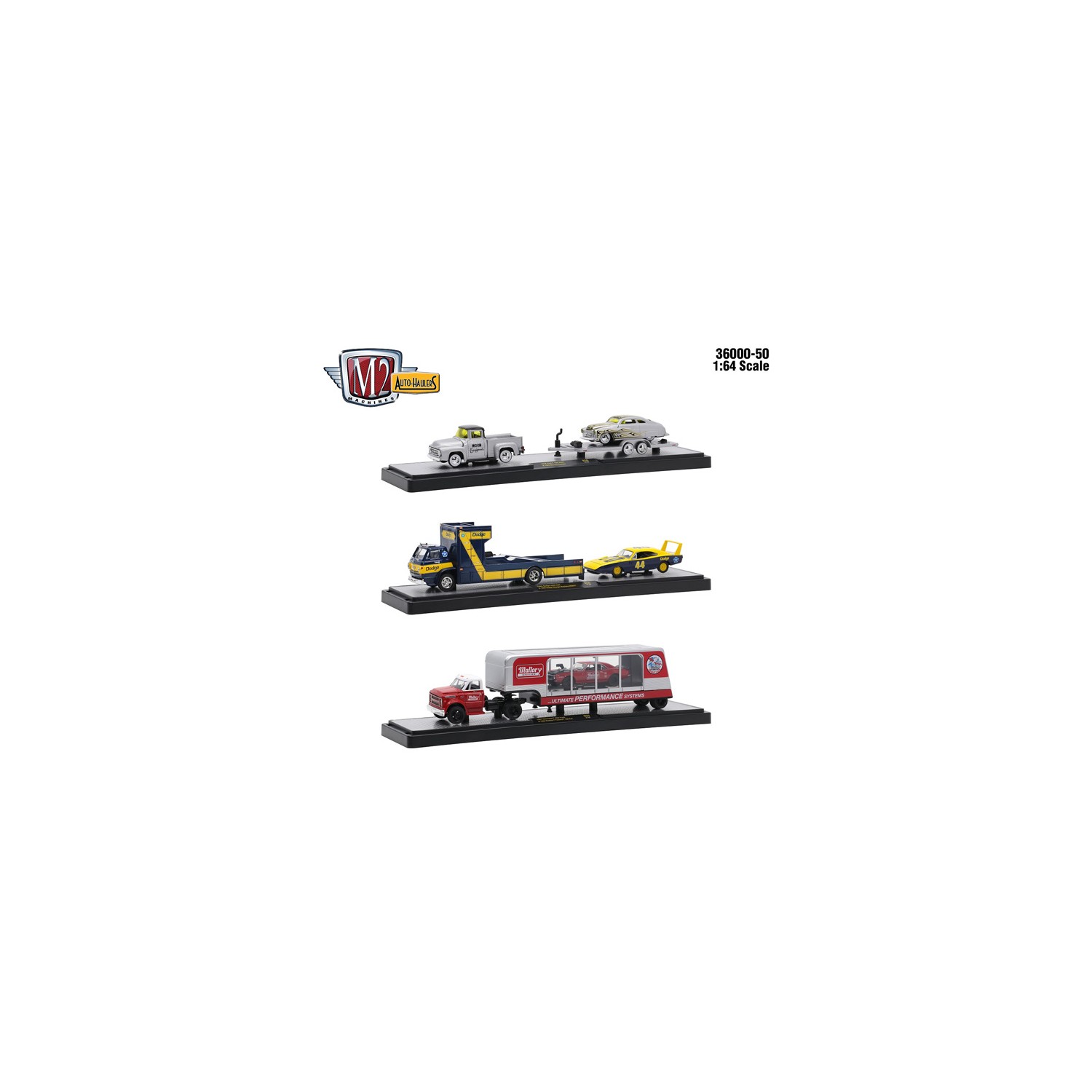 M2 Machines Auto-Haulers Release 50 - Three Truck Set