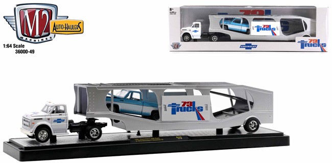 Caminhão Chevrolet C60 + Camaro ss/rs 396 1967 R31 Auto Hauler M2 Machines  1:64 no Shoptime