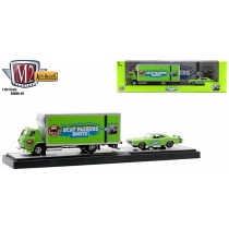 M2 Machines Auto-Haulers Release 49 - 1970 Dodge L600 Box Truck with 1970 Dodge Super Bee