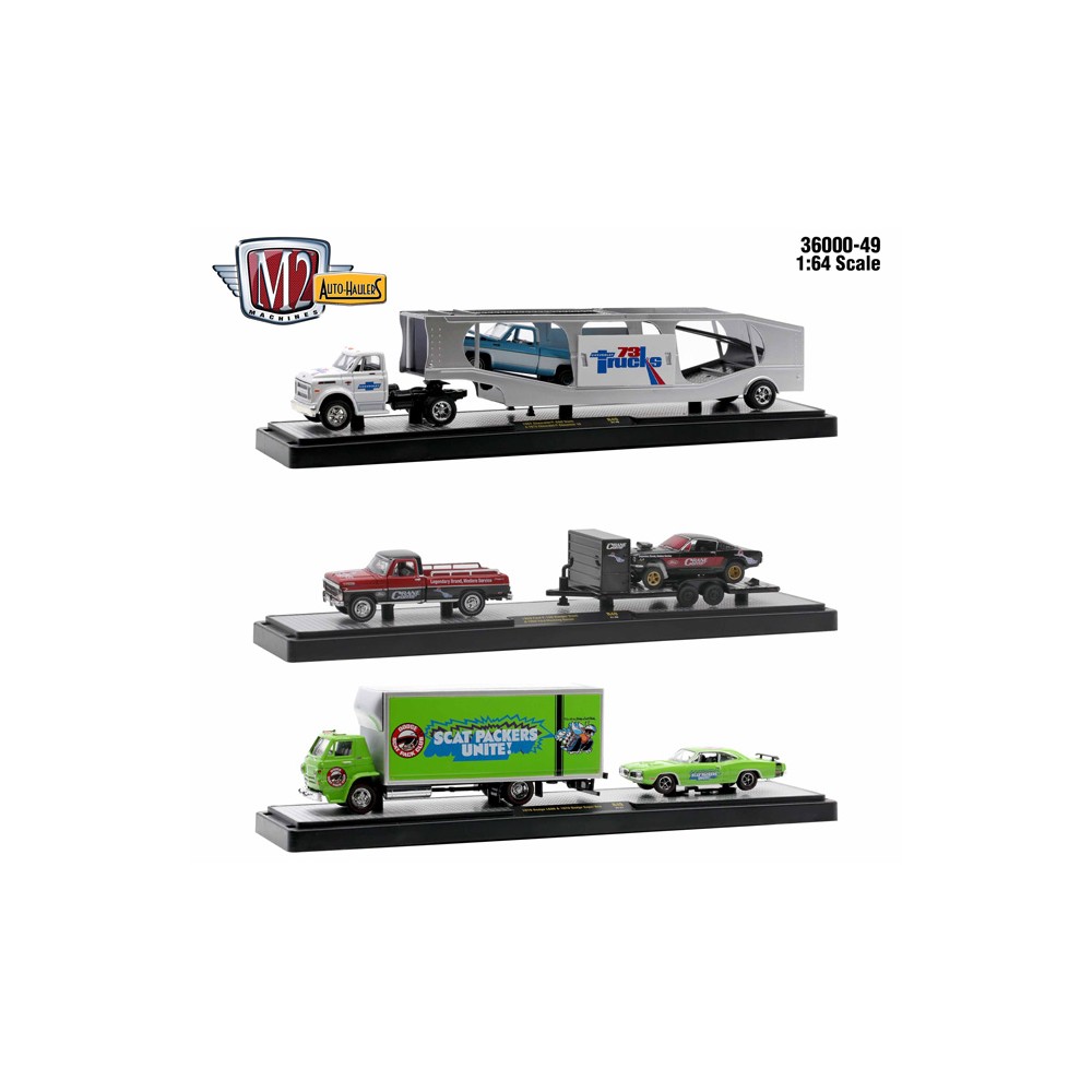 M2 Machines Auto Haulers Release 49 Three Truck Set