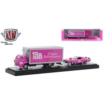 M2 Machines Coca-Cola Auto-Haulers Release TW015 - 1969 Dodge L600 Truck and 1971 Dodge Charger R/T HEMI