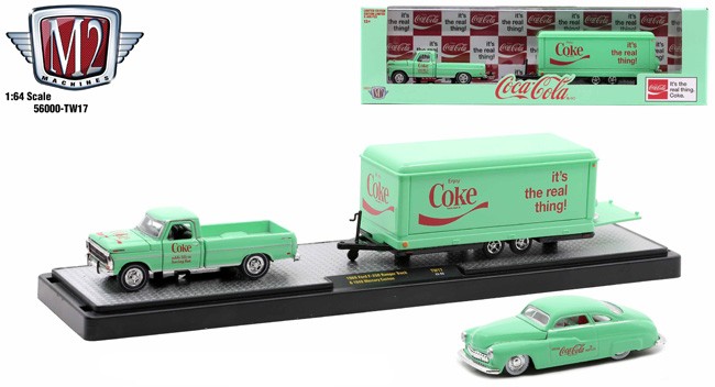 Caminhão Mini Metals Coke - Ford Bottle Truck Coca Cola 50383 - Ano 1954 -  Escala 1/160