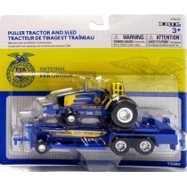 Ertl FFA Puller Tractor and Sled - Go For It!