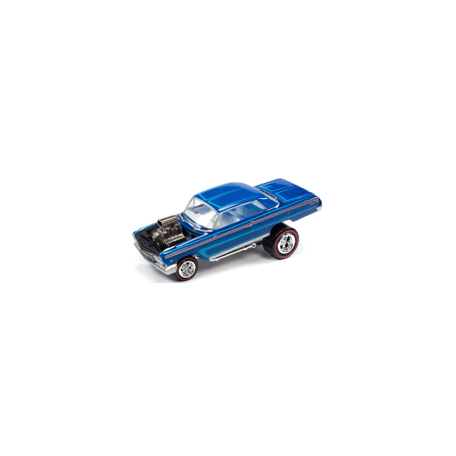 Johnny Lightning Street Freaks 2021 Release 4B - 1962 Chevy Impala Coupe