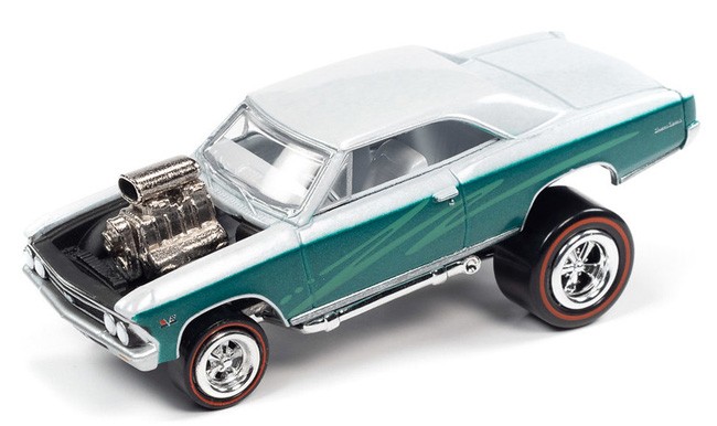Johnny Lightning - Rare White Lightning! Street Freaks Zingers 1966  Chevrolet Chevelle