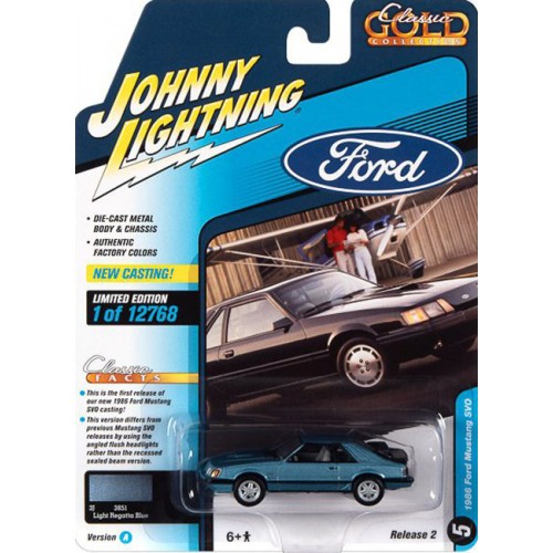 Johnny Lightning Classic Gold 2022 Release 2A - 1986 Ford Mustang SVO