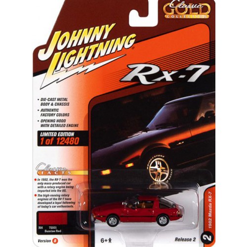Johnny Lightning Classic Gold 2022 Release 2B - 1982 Mazda RX-7