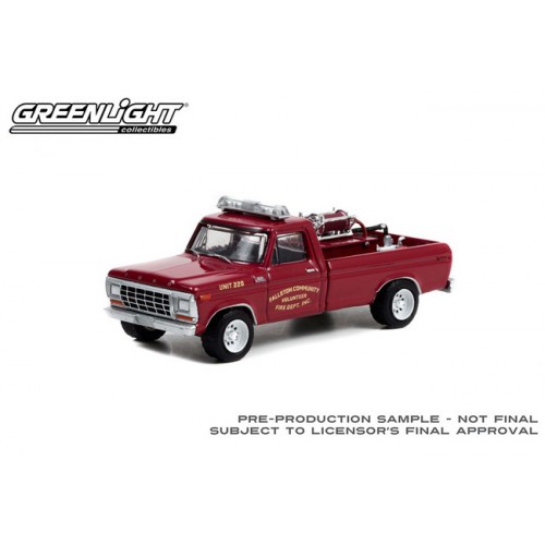 Greenlight 1:64 1982 GMC K-2500 Pickup Truck 'The Fall Guy' Edition - Brown