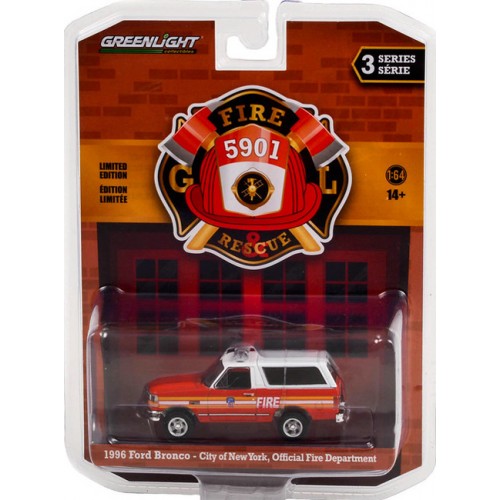 Greenlight Fire and Rescue Series 3 - 1996 Ford Bronco
