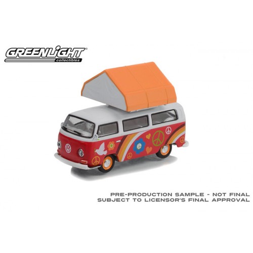 Greenlight The Great Outdoors Series 2 - 1968 Volkswagen Type 2 with Sleeper Tent