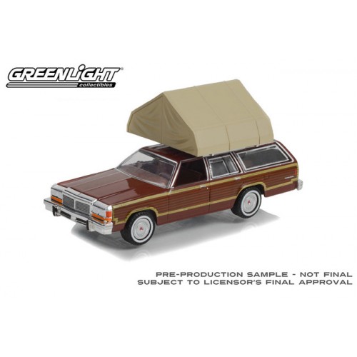 Greenlight The Great Outdoors Series 2 - 1979 Ford LTD Country Squire with Sleeper Tent