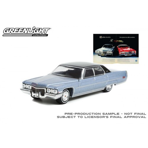 Greenlight Vintage Ad Cars Series 7 - 1972 Cadillac Sedan DeVille